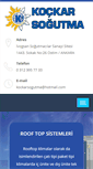 Mobile Screenshot of kockarsogutma.com